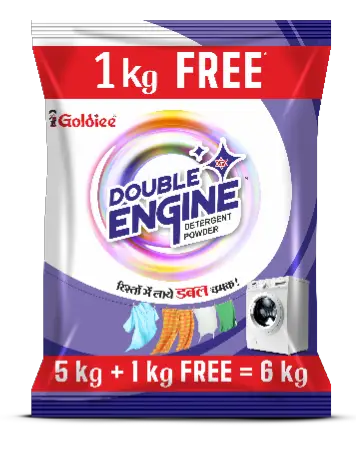 Double Engine Detergent Powder